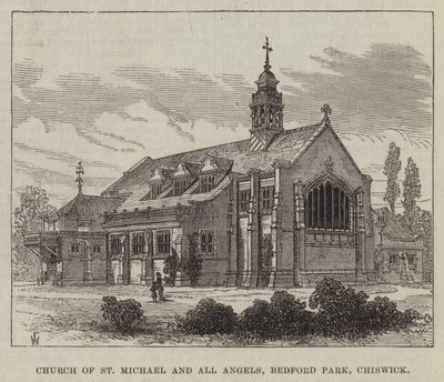 Church of St Michael and All Angels, Bedford Park, Chiswick af Frank Watkins